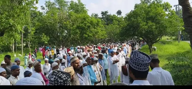 مدھو بنی بہار ،مفتی فیروزالقادری مصباحی کے والد گرامی نم آنکھوں سے سپرد خاک -...