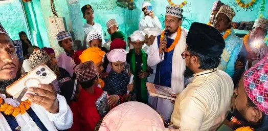 گیارہ سال کے بچے نے صرف آٹھ مہینے میں حفظ قرآن مکمل کیا