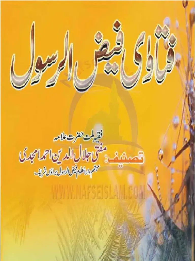 فتاوی فیض الرسول کا اسلوب تحریر و تفہیم