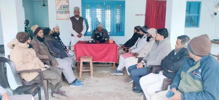 تحریک پیغام انسانیت کے بانی وصدر رضا اکیڈمی ضلع مہراجگنج کا استقبال و مشاورتی نشست...