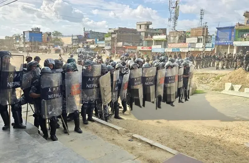 نیپال میں فرقہ وارانہ تشدد ،ہیلی کاپٹر سے مانیٹر نگ