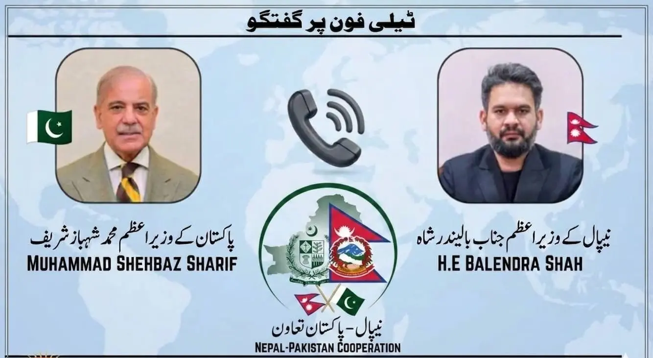 پاکستانی وزیر اعظم شہباز شریف کا وزیر اعظم بالین شاہ کو فون، سیلاب کی تباہ کاریوں پر تعزیت...