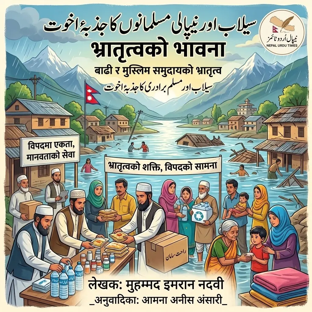 *बाढी र नेपालका मुस्लिमहरूको भ्रातृत्वको भावना*...